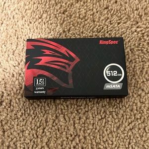 New KingSpec 512GB mSATA SSD